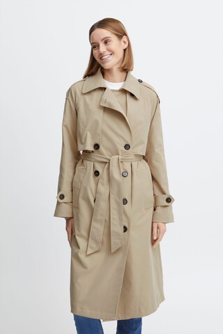 b.young Between-Seasons Coat 'Byasto' in Beige: front