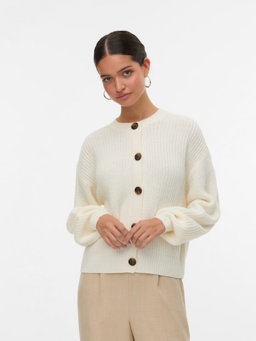 VERO MODA Cardigan 'VMLea' i hvid: forside