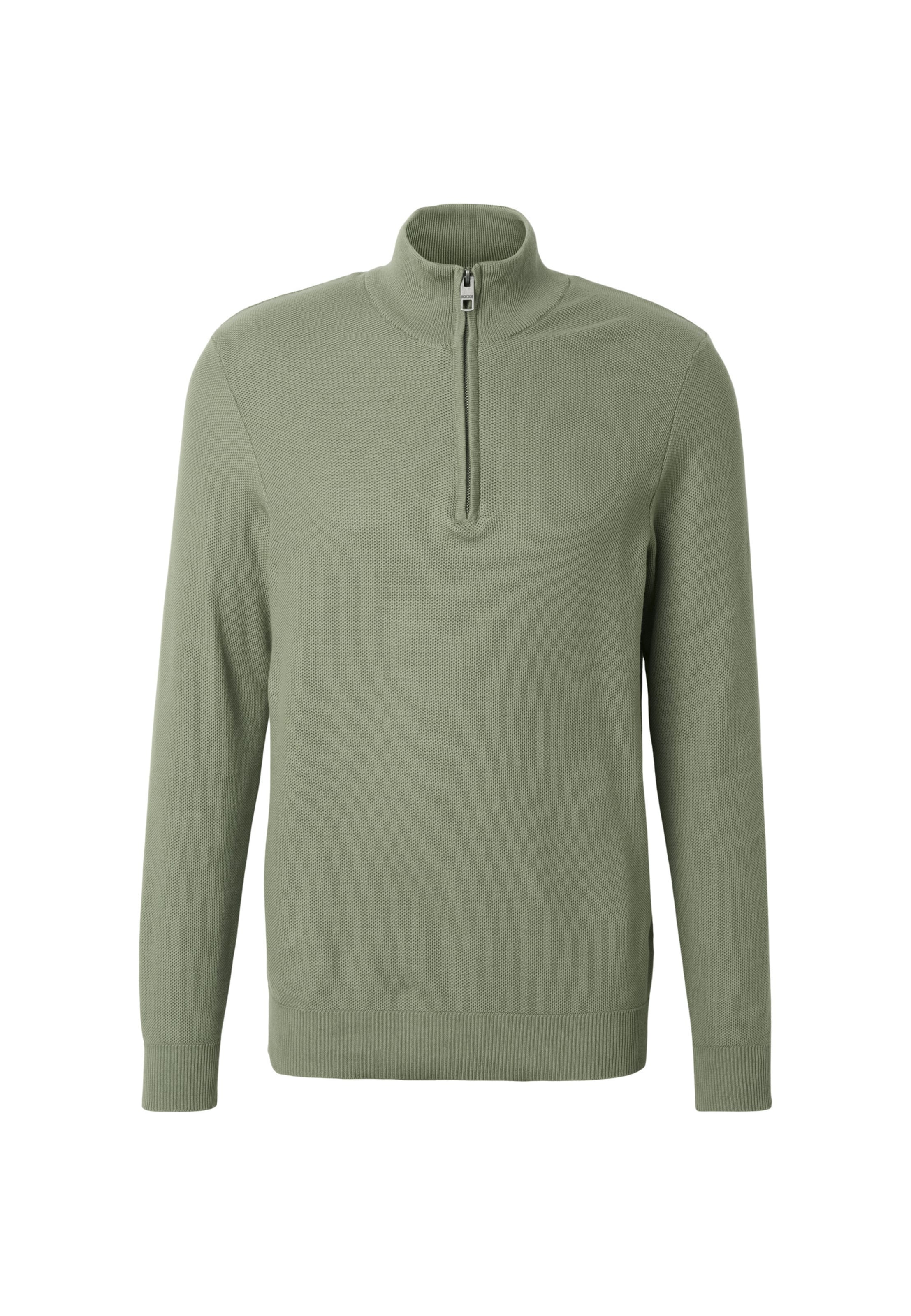 INDICODE JEANS Pullover 'Barcerle' in Grün: Vorderseite