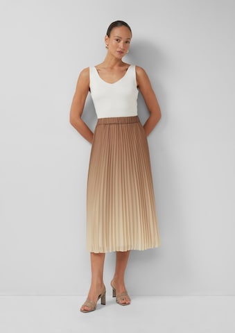 s.Oliver Skirt in Beige: front
