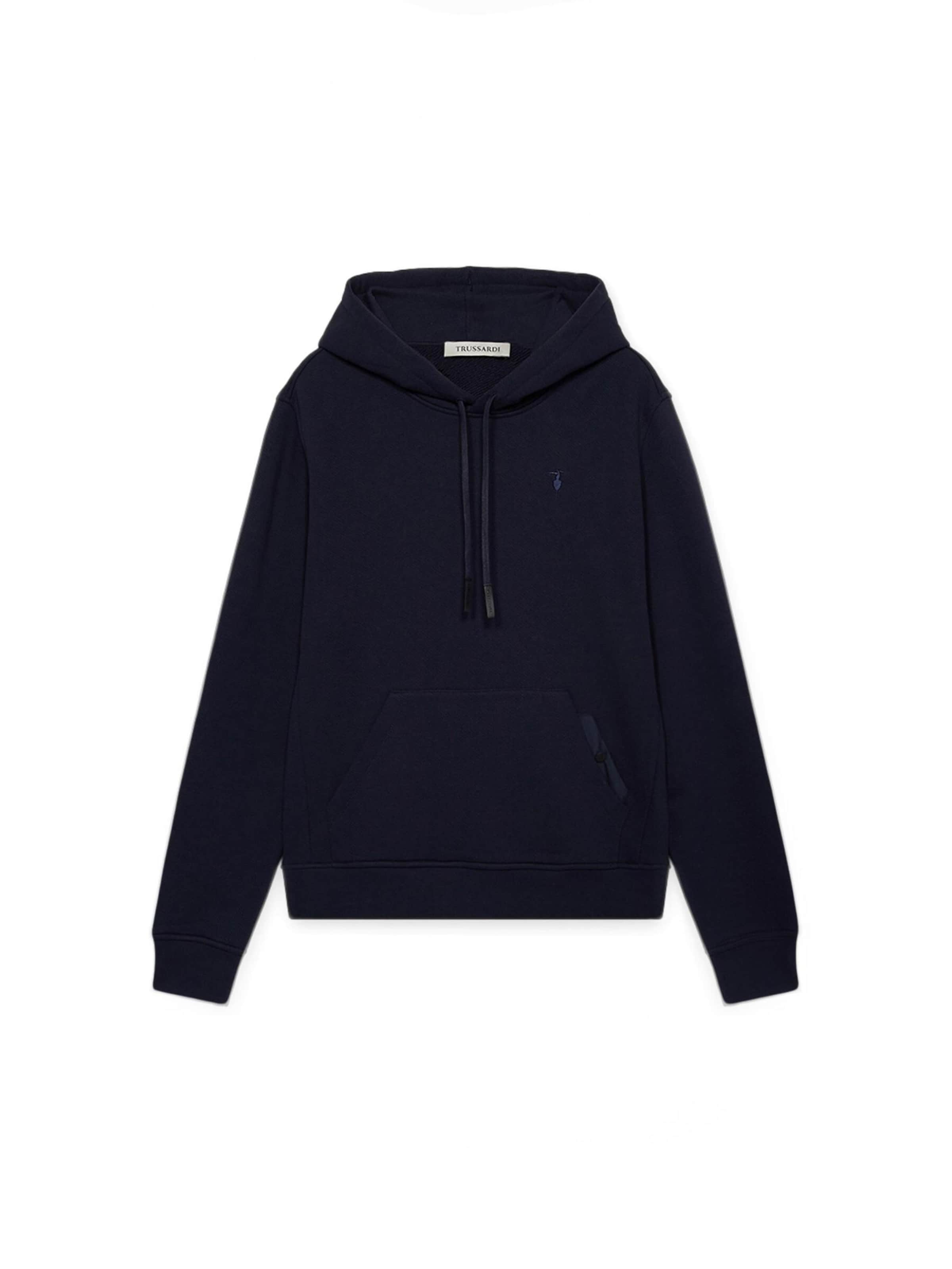 Trussardi Sweatshirt in Blauw: voorkant