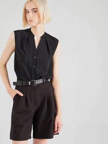Calvin Klein Bluse in Schwarz: Vorderseite