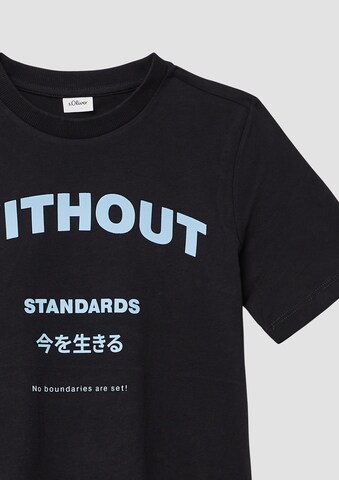 T-Shirt s.Oliver en noir