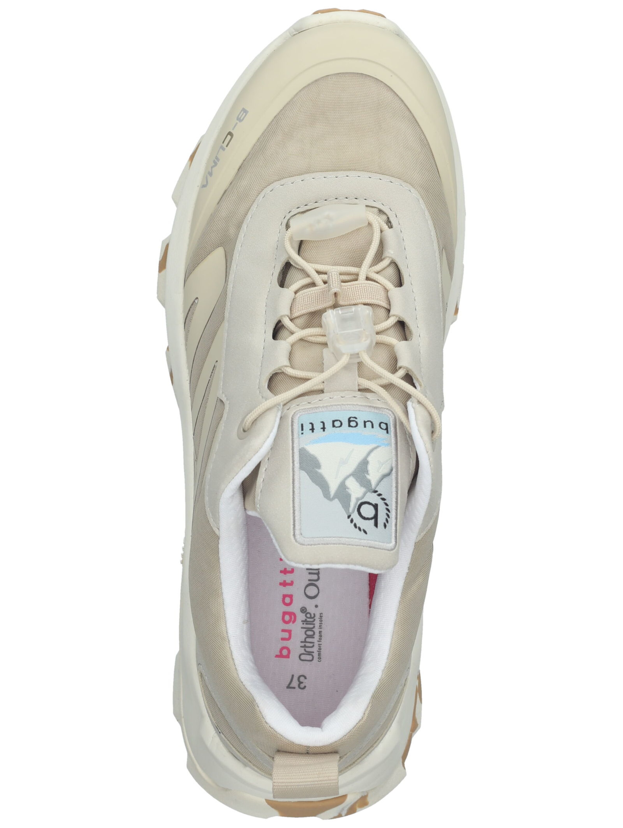 Sneaker bassa di bugatti in beige