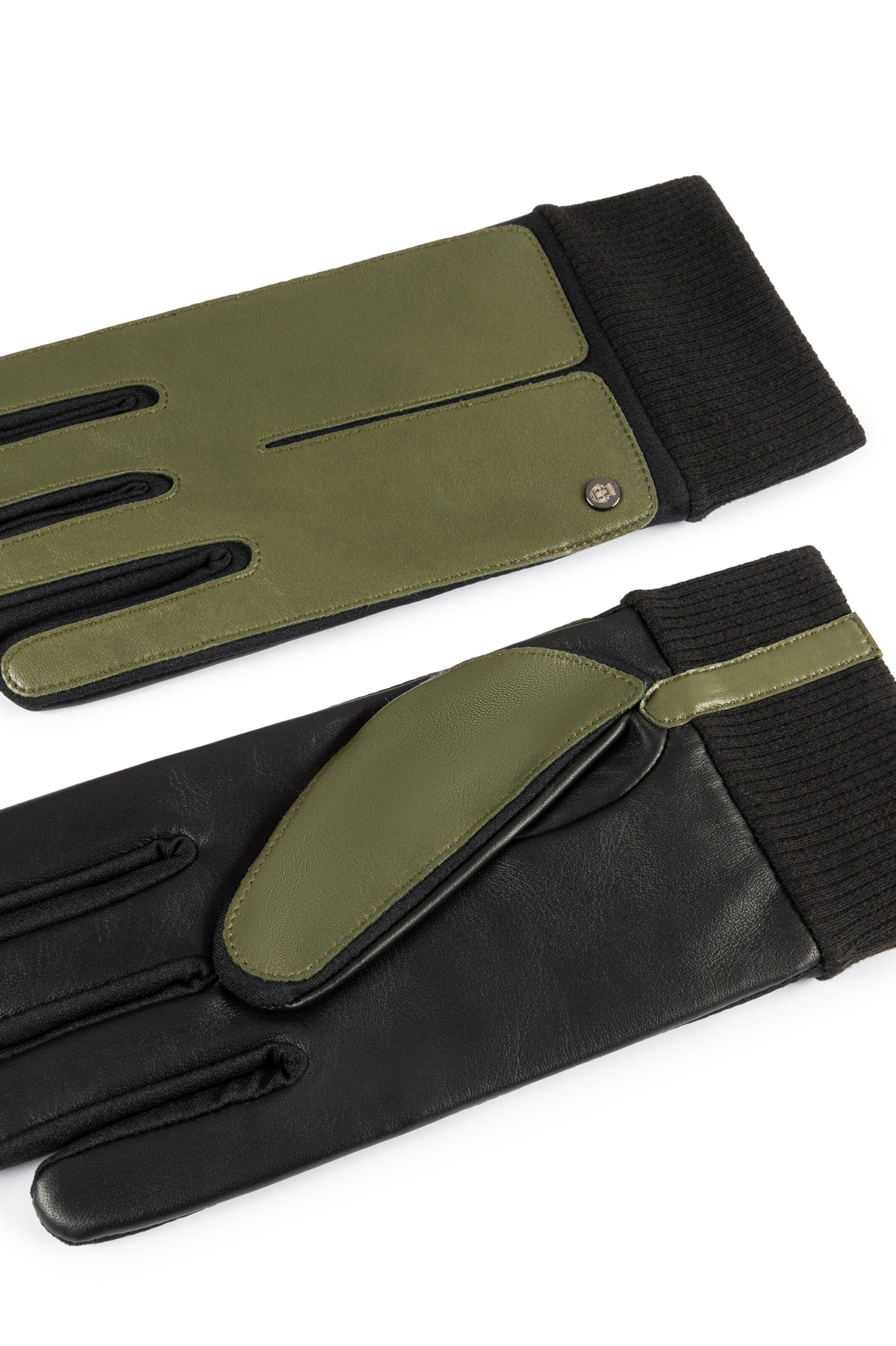 Mezzoguanti 'KOPENHAGEN TOUCH' di Roeckl in verde