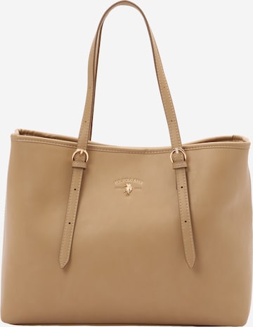 U.S. POLO ASSN. Shopper in Beige: front