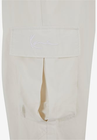 Karl Kani Loose fit Cargo Pants in White