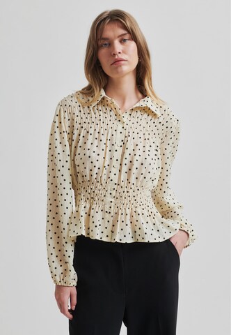 Camicia da donna 'Tuva' di SECOND FEMALE in beige: frontale