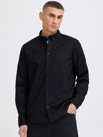 !Solid Regular fit Button Up Shirt 'Val' in Black