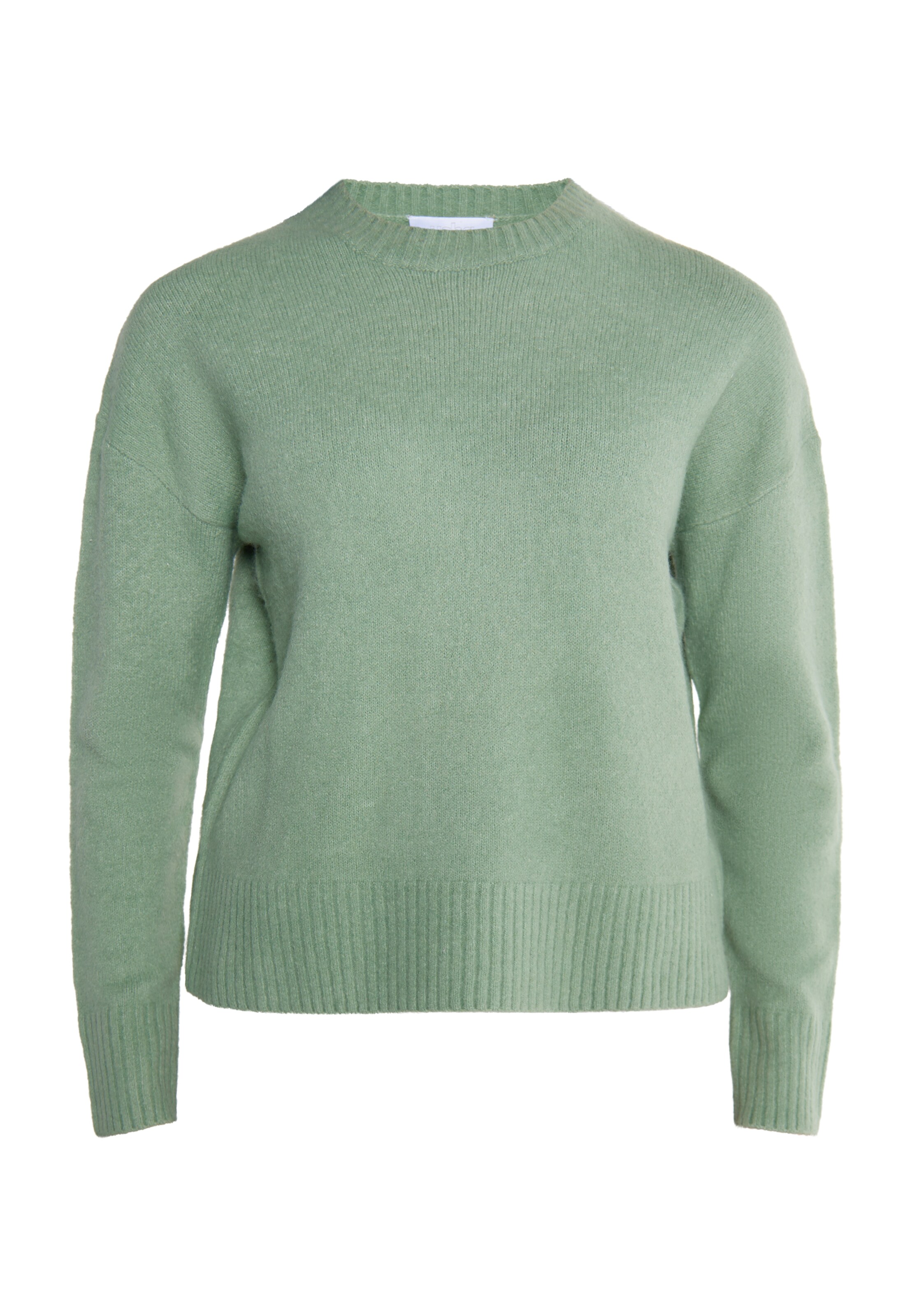 usha WHITE LABEL Trui in Groen: voorkant