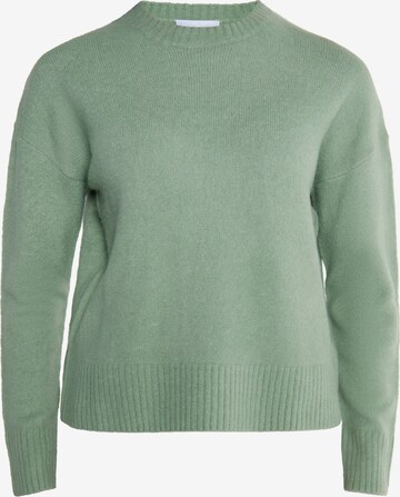 usha WHITE LABEL Пуловер в зелено: отпред