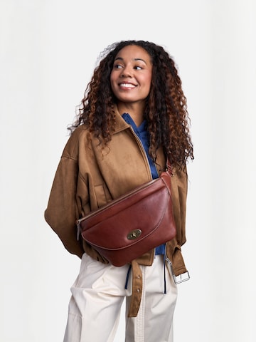 Cabas ' Saya ' RE:DESIGNED en marron : devant