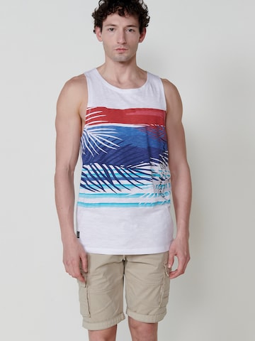 T-Shirt KOROSHI en blanc : devant