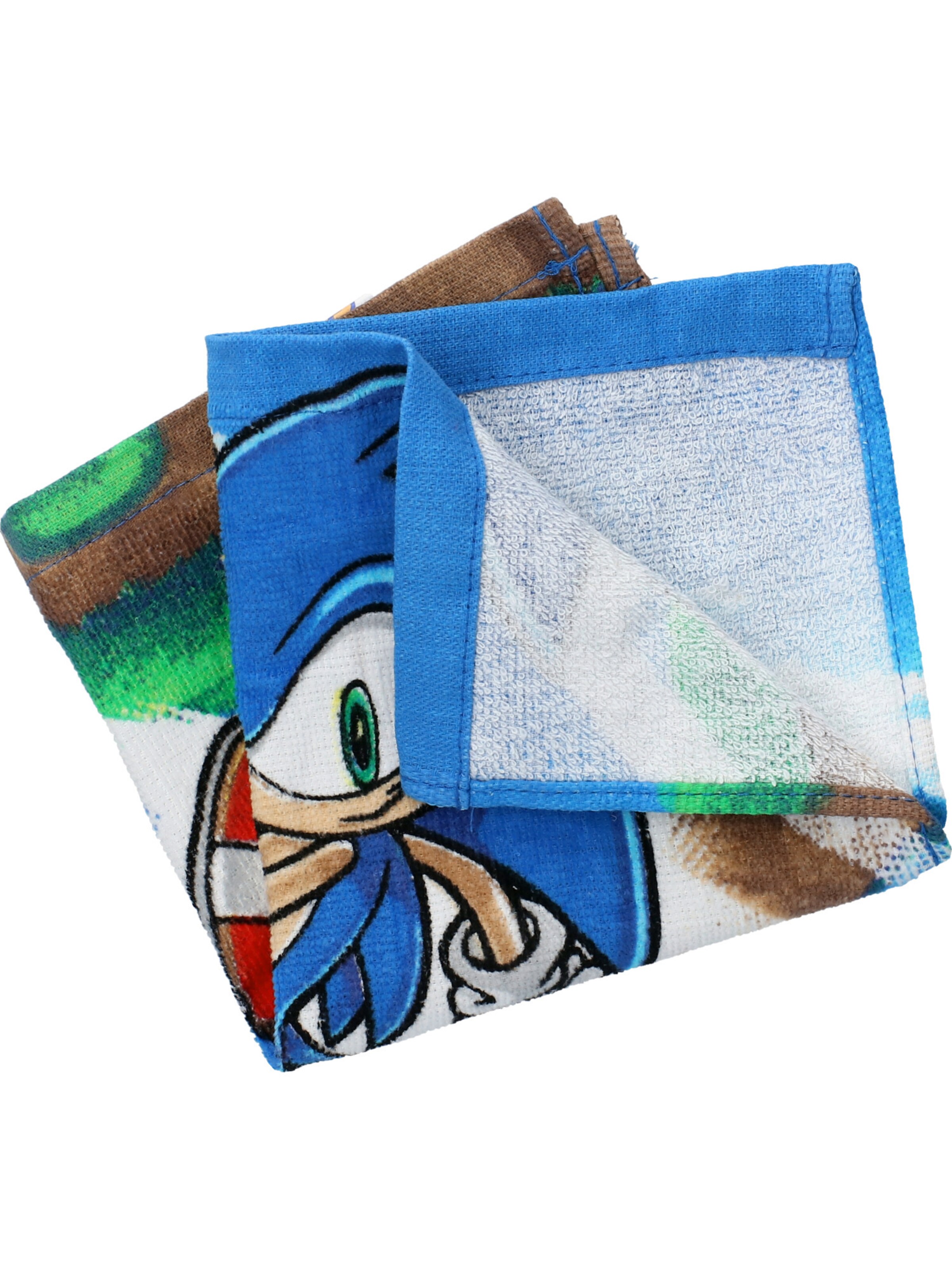 Serviette de douche 'Sonic' Sega en mélange de couleurs