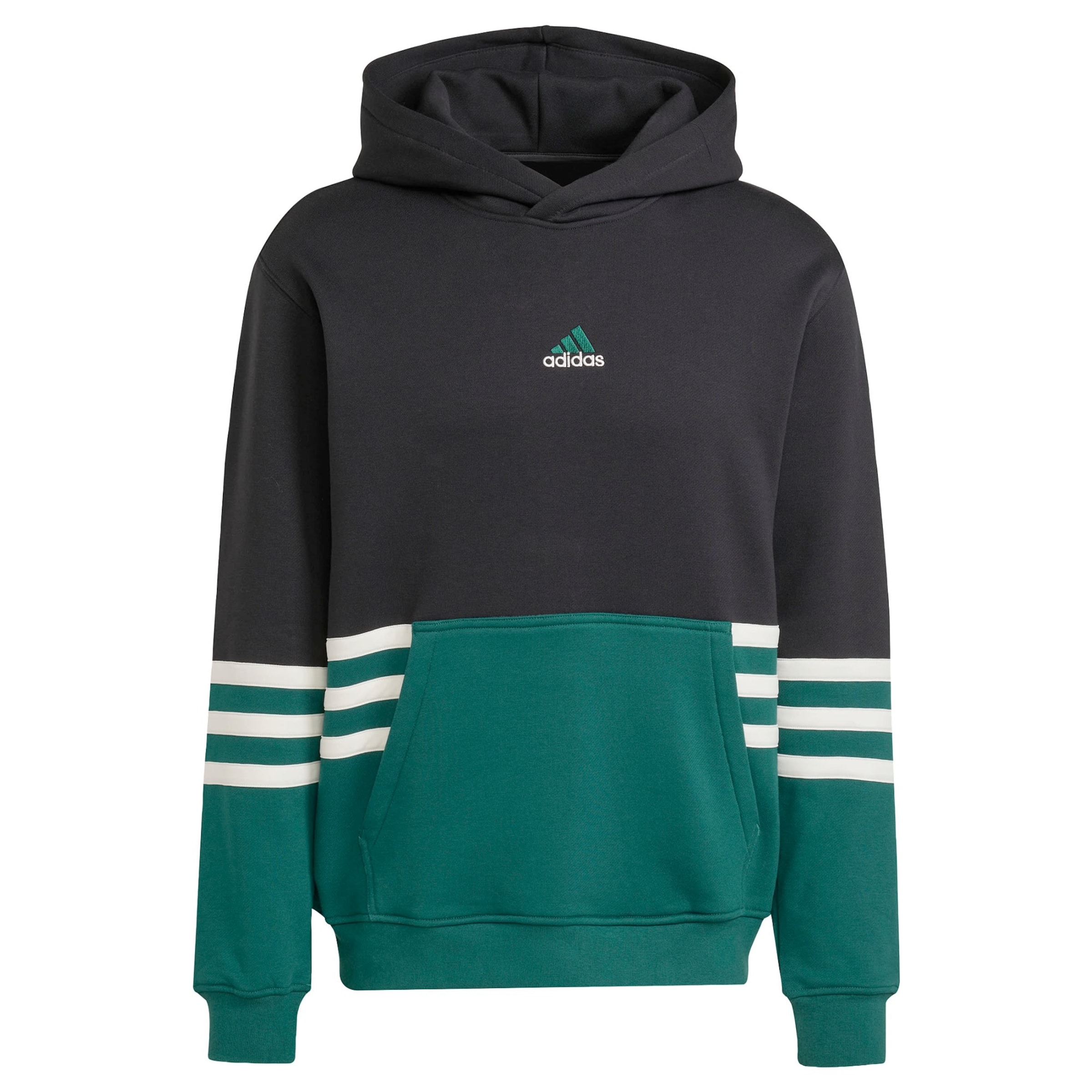 Felpa 'Archive Cutline' ADIDAS ORIGINALS di colore smeraldo / nero / bianco, Visualizzazione prodotti