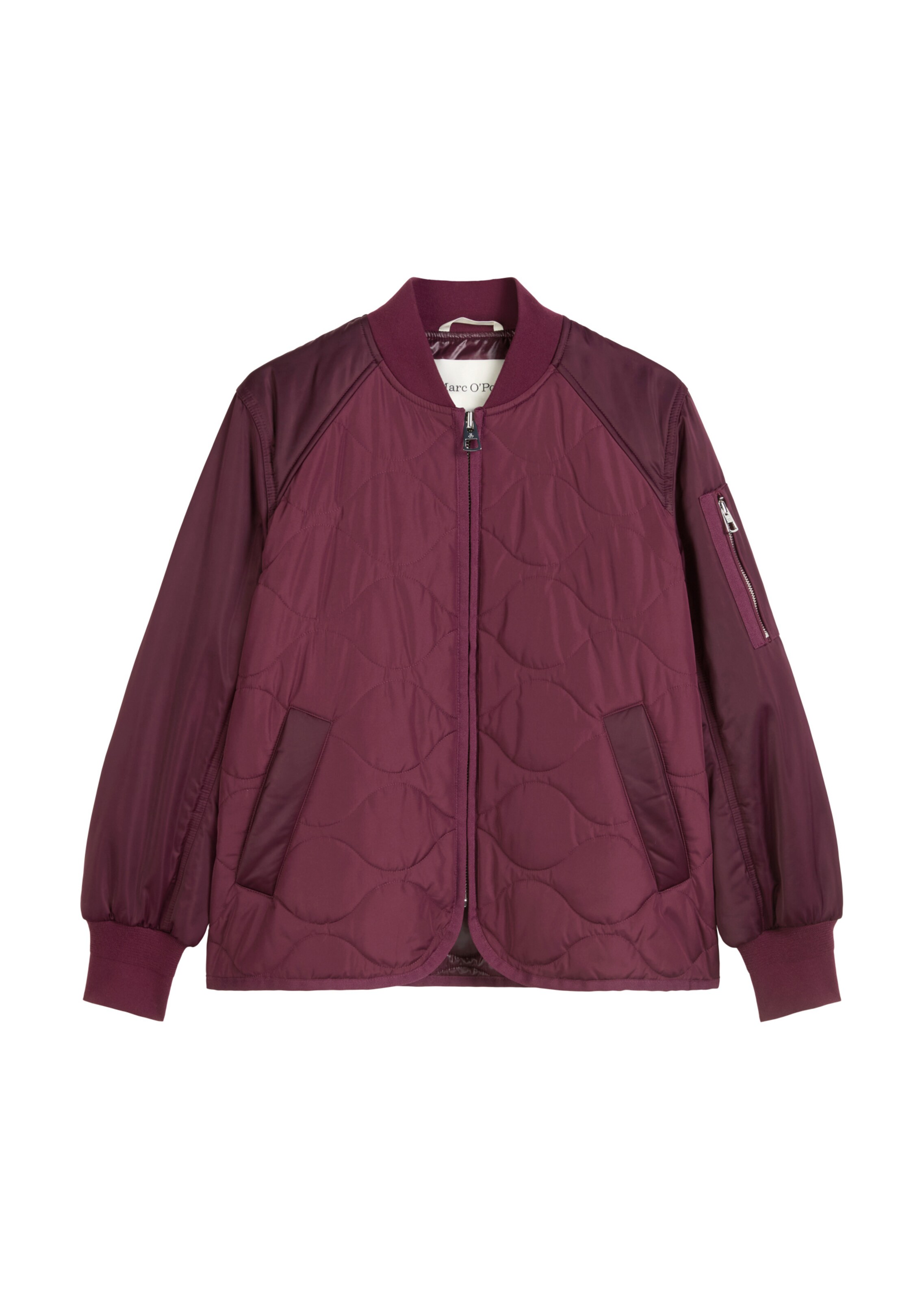 Veste mi-saison Marc O'Polo en rouge : devant