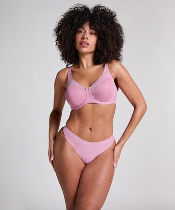 Hunkemöller T-shirt BH 'Nina' in Roze: voorkant