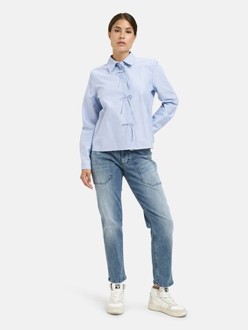 Milano Italy Blouse in Blue