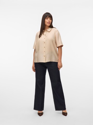 Vero Moda Curve Blouse 'VMCHeaven' in Beige