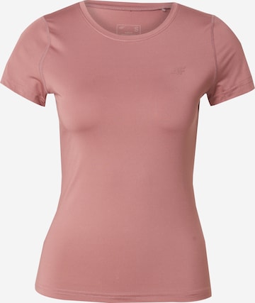 4F Функционална тениска в розово: отпред