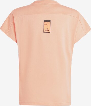 ADIDAS SPORTSWEAR Performance Shirt 'City Escape' in Orange