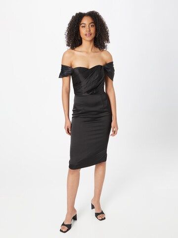 Robe de cocktail 'Halow' Jarlo en noir : devant