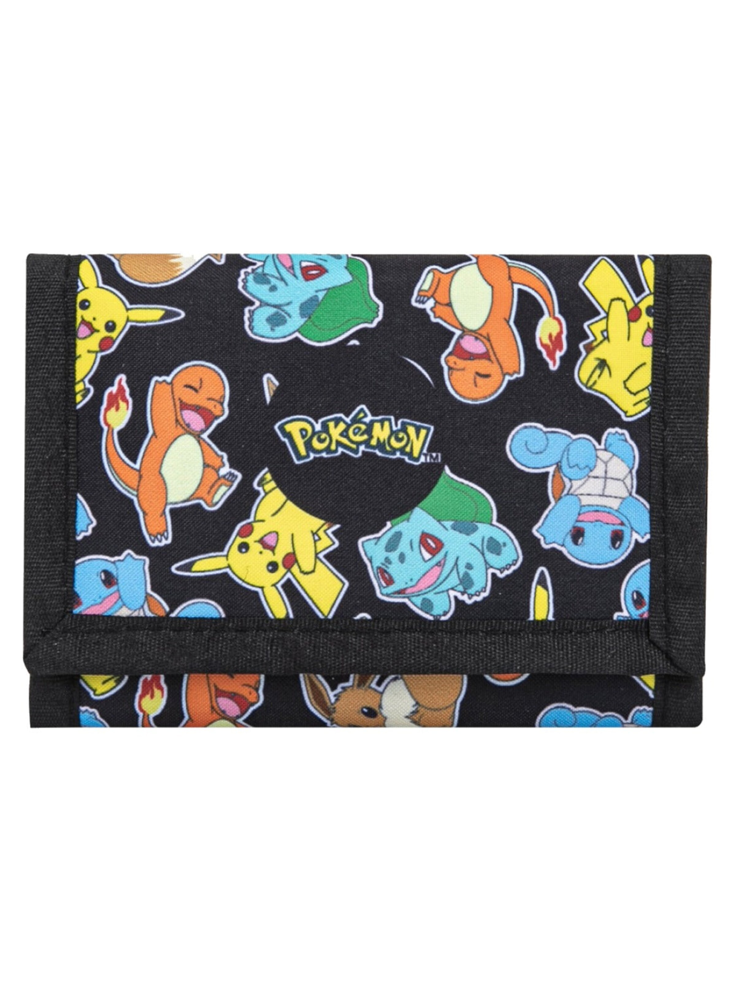 Pokémon Wallet in Black: front