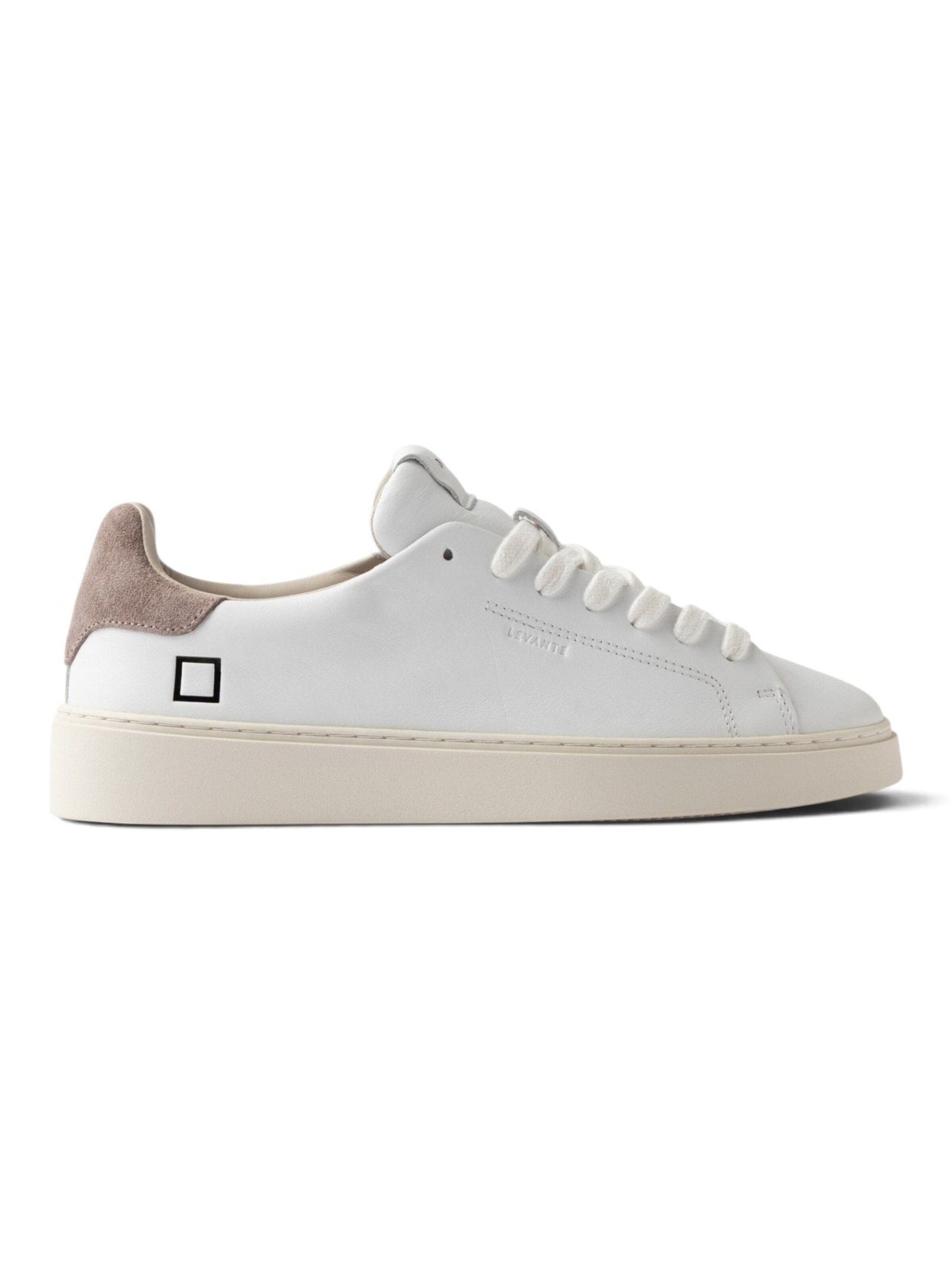 D.A.T.E Sneaker low 'LEVANTE WHITE-TAUPE'‌‌‌‌ in Weiß: Vorderseite