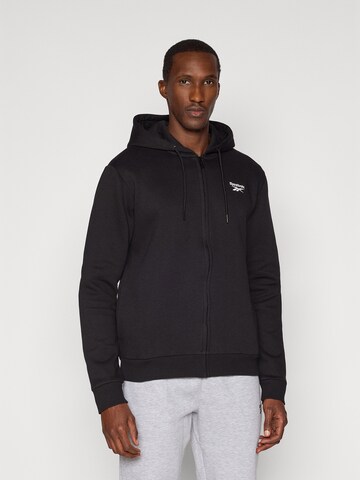 Reebok Sportssweatjakke 'COLTON' i sort: forside