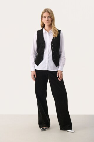 Wide Leg Pantalon 'Clarisse' Part Two en noir