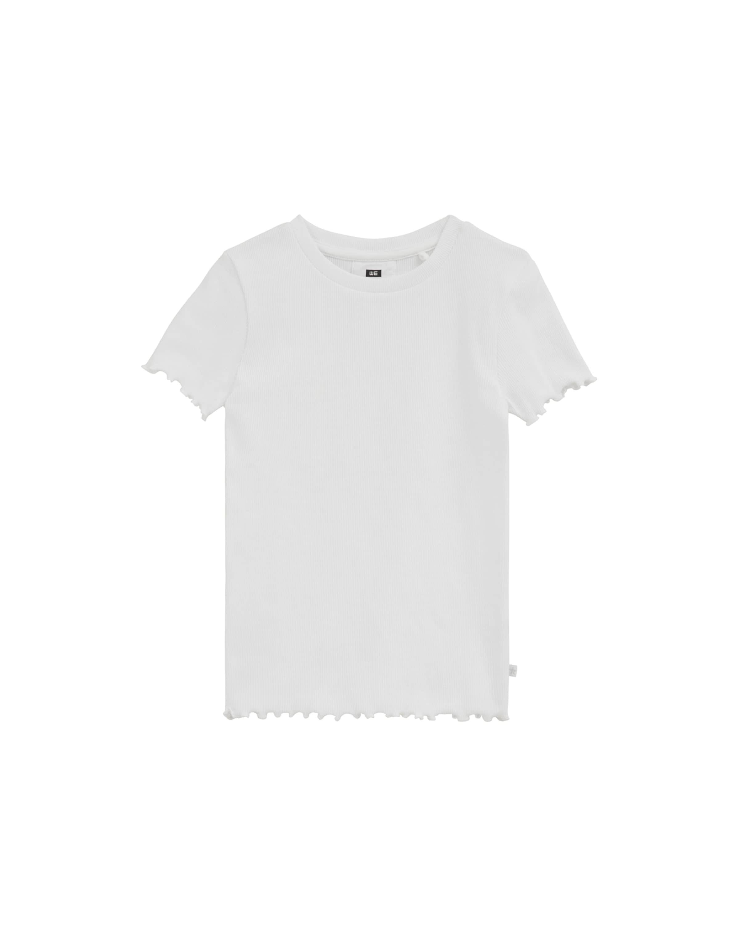 T-Shirt WE Fashion en blanc : devant
