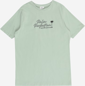 s.Oliver Shirt in Groen: voorkant