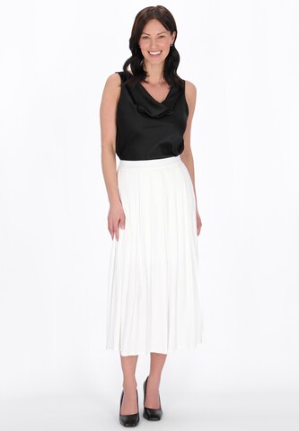 usha BLACK LABEL - Falda 'Elegant' en blanco