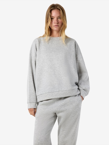 Noisy may Sweatshirt 'NMBLOOM' in Grey: front