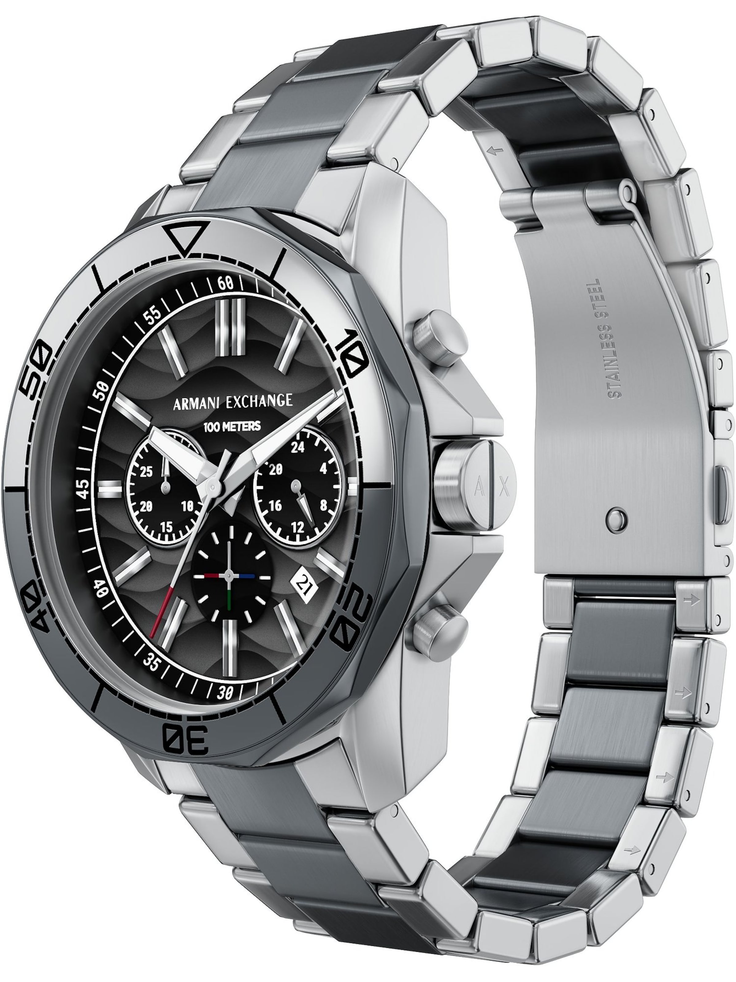 ARMANI EXCHANGE Analog Watch in Silver grey / Silver, Item view