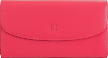 DuDu Wallet 'Colorful Gandia' in Pink: front