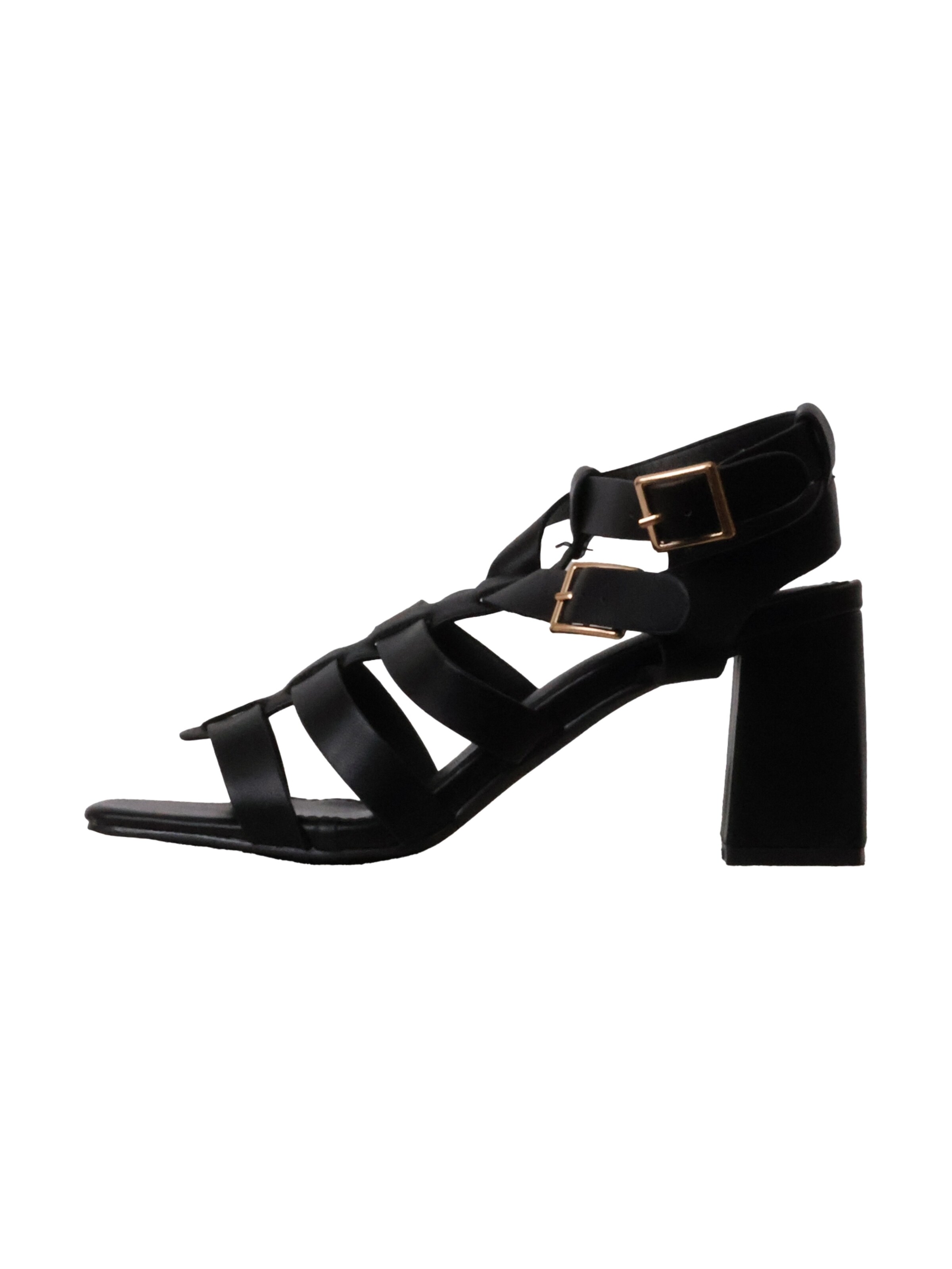 Super Mode Sandal 'Bellucci-Sandalen mit Absatz' in Black: front
