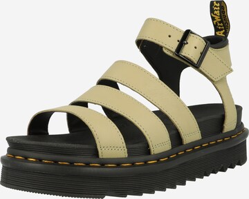 Dr. Martens Sandalen met riem 'Blaire' in Groen: voorkant