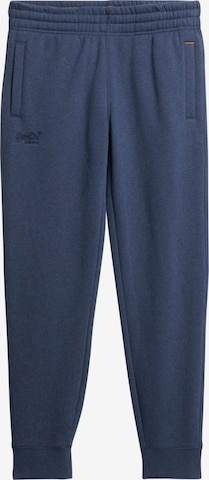 Effilé Pantalon 'Essential' Superdry en bleu : devant