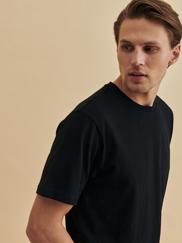 DAN FOX APPAREL Shirt 'Cem' in Zwart