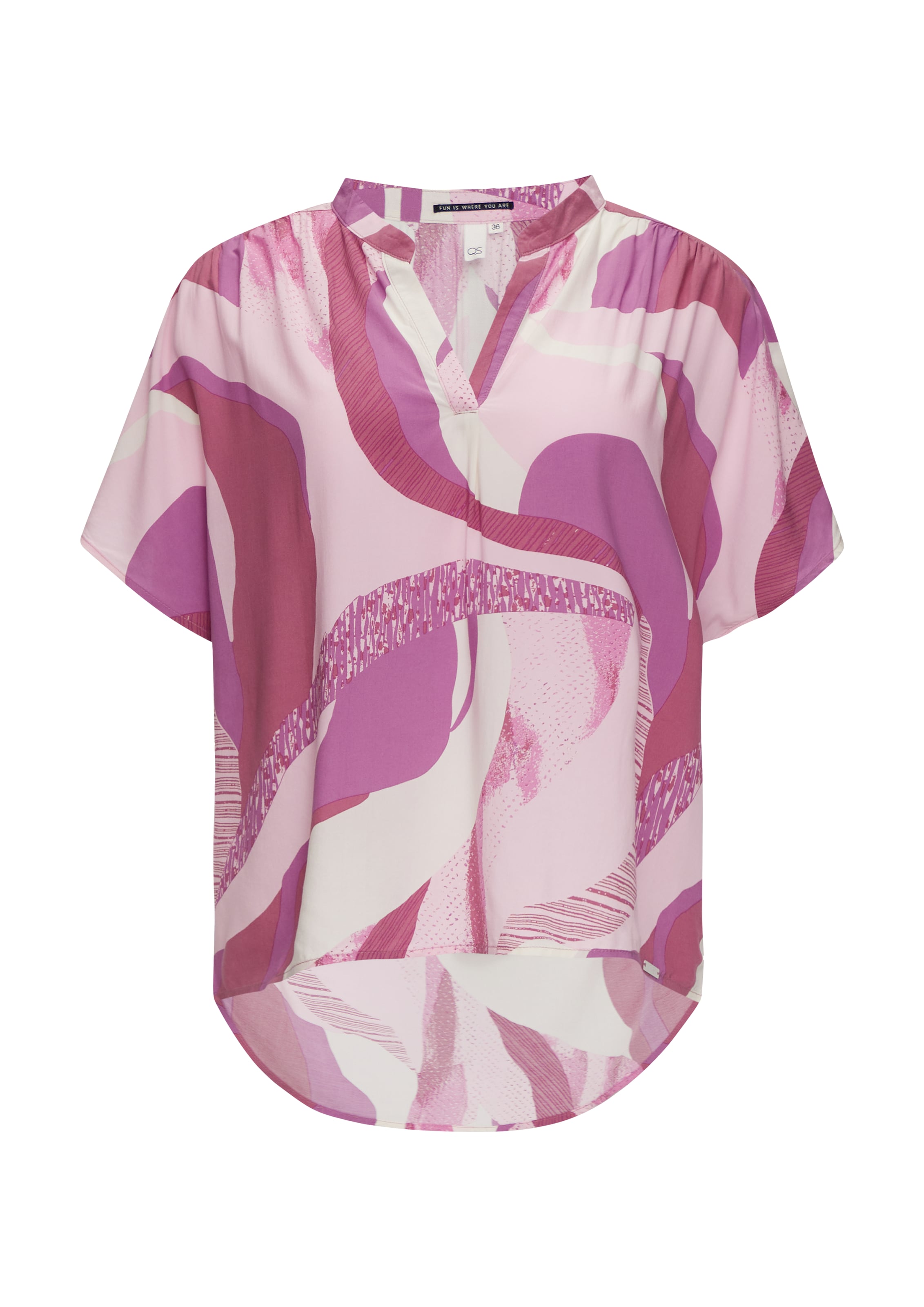 QS Bluse in Lila: Vorderseite