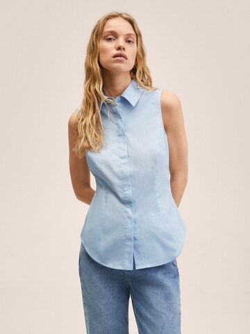 MANGO Bluse 'SOFIACU' in Blau: predná strana