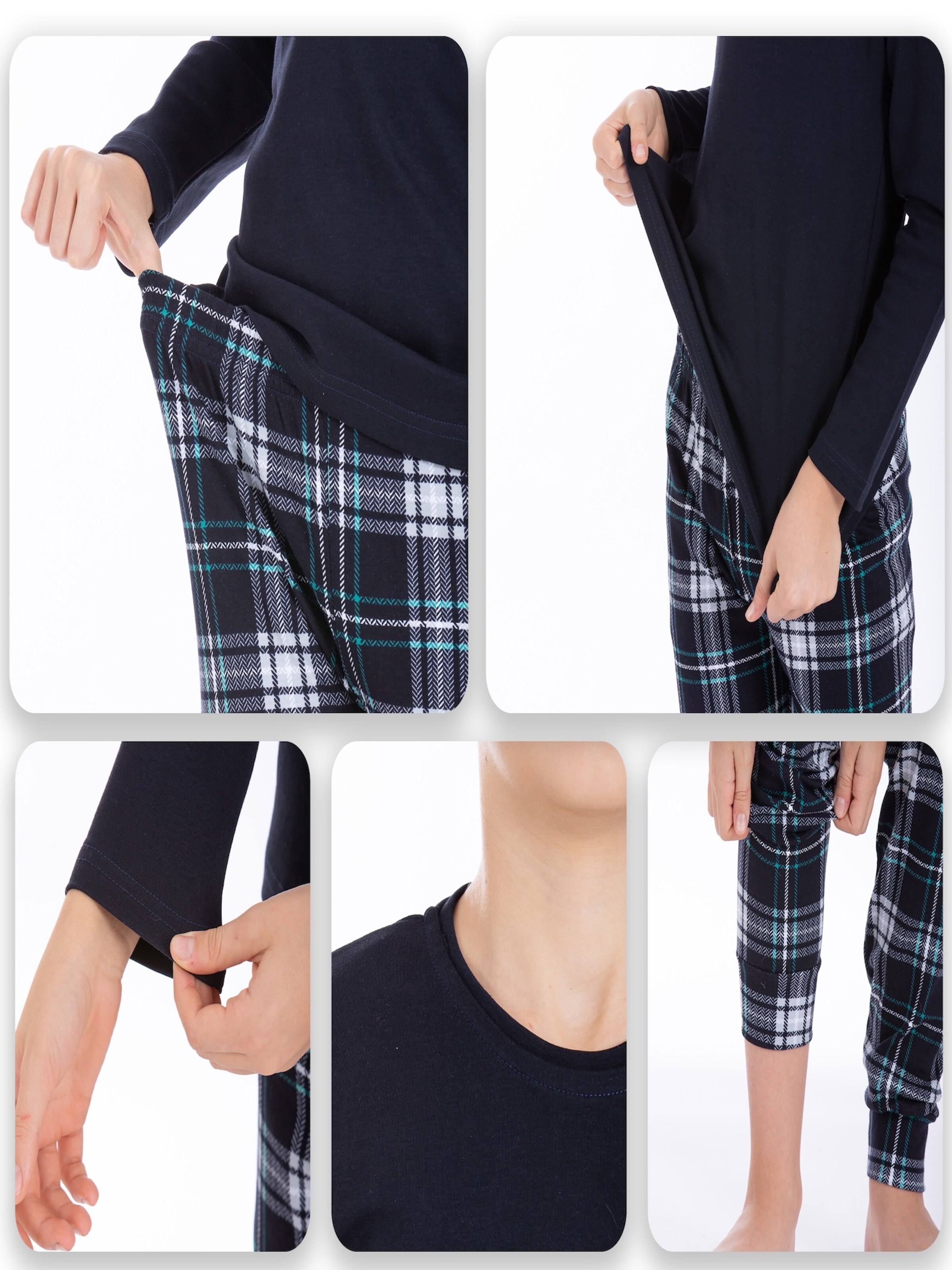 LOREZA Nachtkledij 'Jungen Pyjama Emilio' in Gemengde kleuren