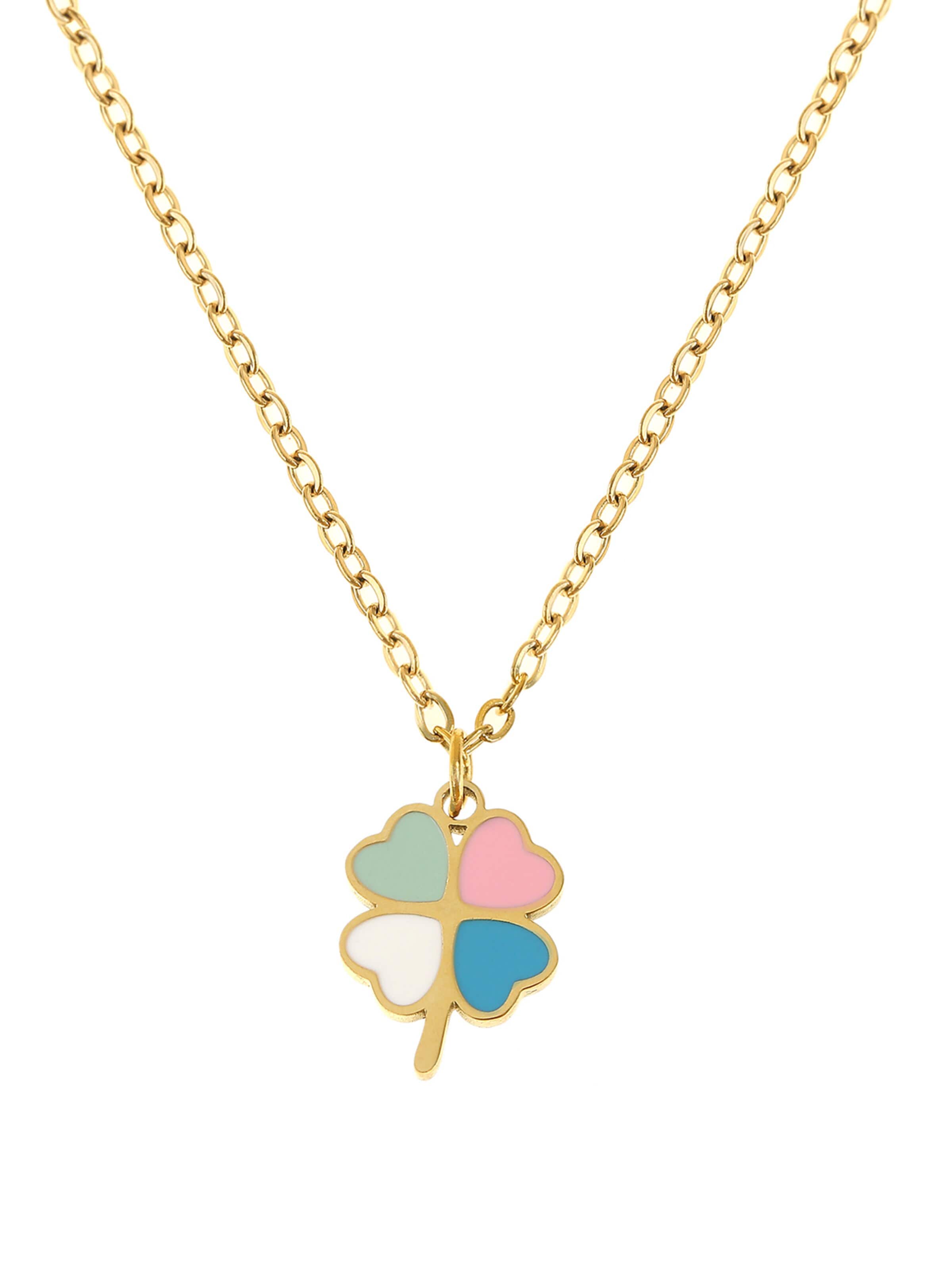 Made by Nami Necklace 'Kleeblatt' in Gold