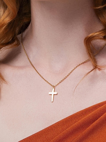 Amberz Ketting 'Spirit Cross' in Goud
