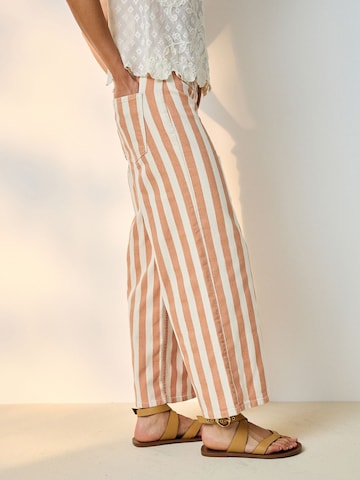Wide Leg Jean Next en orange