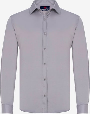 CIPO & BAXX Regular fit Button Up Shirt in Grey: front