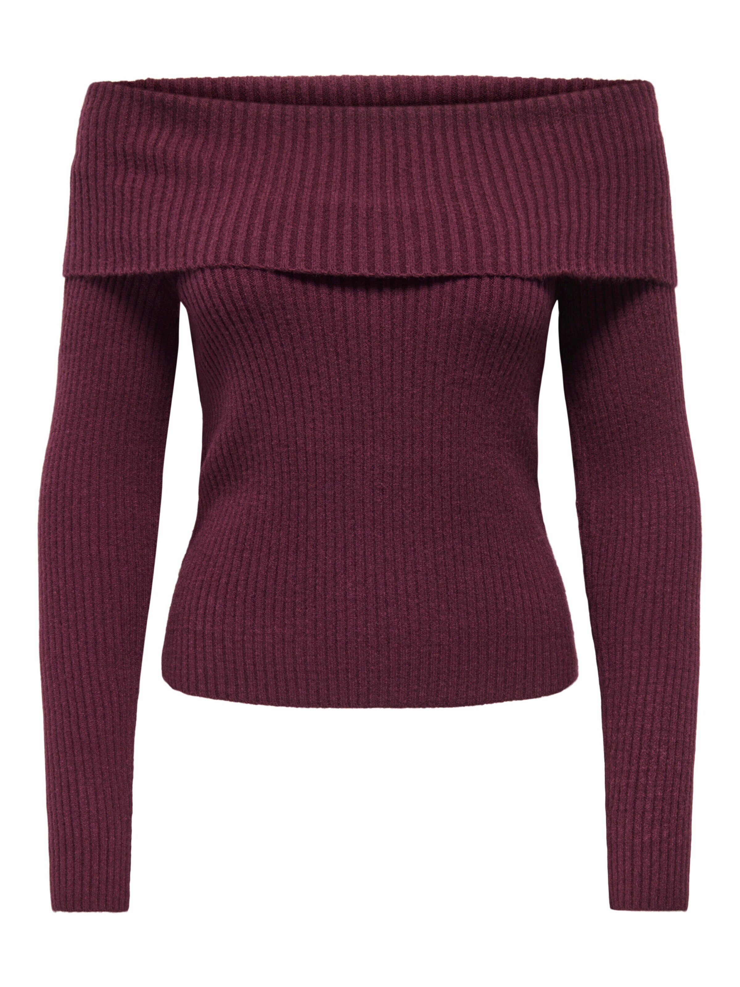 Pull-over ONLY en rouge : devant