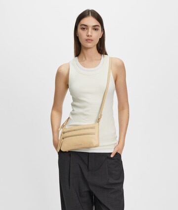 Sac à bandoulière Liebeskind Berlin en beige : devant