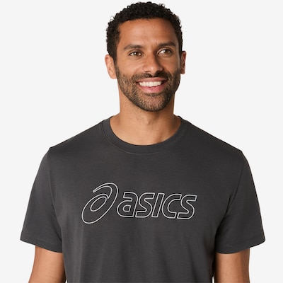 ASICS Performance Shirt in Graphite / White, Item view